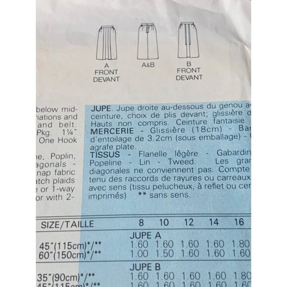 Butterick Misses Sewing Pattern sz 14-18 6306 - uncut - Picture 6 of 10